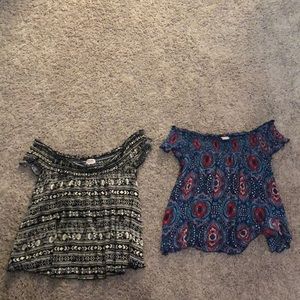 Off the shoulder tops